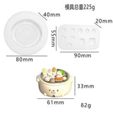 Khuôn Silicon Nồi Cơm Gấu Và Sushi