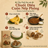 Combo 3 Hộp Chuối Điều Hộp Nếp Phồng 80g