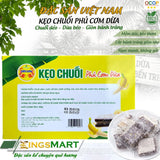 Kẹo Chuối Phủ Cơm Dừa 300g