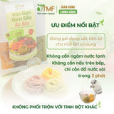 Bún Gạo Tam Sắc Liền Túi 450g