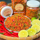 Muối Ớt Lá Chanh Gĩa Tay Siêu Cay Cấp Độ (Chay) 500g