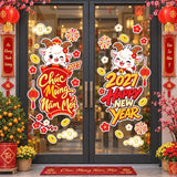 Decal Dán Cửa Kính Tết 2027 Đinh Mùi