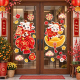 Decal Dán Cửa Kính Tết 2027 Đinh Mùi