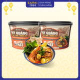 Mỳ Quảng Hội An Ăn Liền Topping Tôm Thịt Trứng Cút Thật 165g