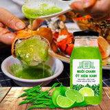 Muối Chanh Ớt Xiêm Xanh Làng Chài Xưa Chai Thuỷ Tinh 300g