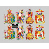 Combo Tem Dán 3D Trái Cây Tết (6-8 hình)