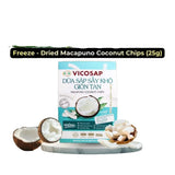 Dừa Sáp Sấy Thăng Hoa Giòn Tan VICOSAP 25g
