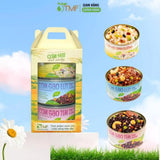 Hộp Quà 3 Hộp Cơm Hạt Dinh Dưỡng Sang Trọng Và Tiện Lợi