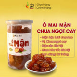 Ô Mai Xí Muội Mận Khía Dẻo Xào Chua Ngọt Cay 500g