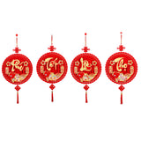 Khánh Đỏ Tròn Treo Tường Trang Trí Tết 2026