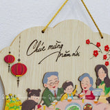 Lịch gỗ treo tường Bloc Năm Bính Ngọ 2026