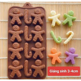 Khuôn Silicon Size 3-9 cm Nhiều Mẫu