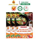 Combo 3 Gói Nước Dùng Cô Đặc Lẩu Bò Nhúng Giấm Hương Việt Xưa 82g