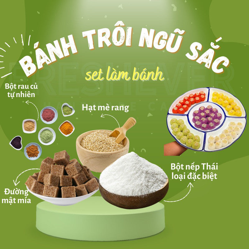 Giới thiệu về bánh trôi ngũ sắc