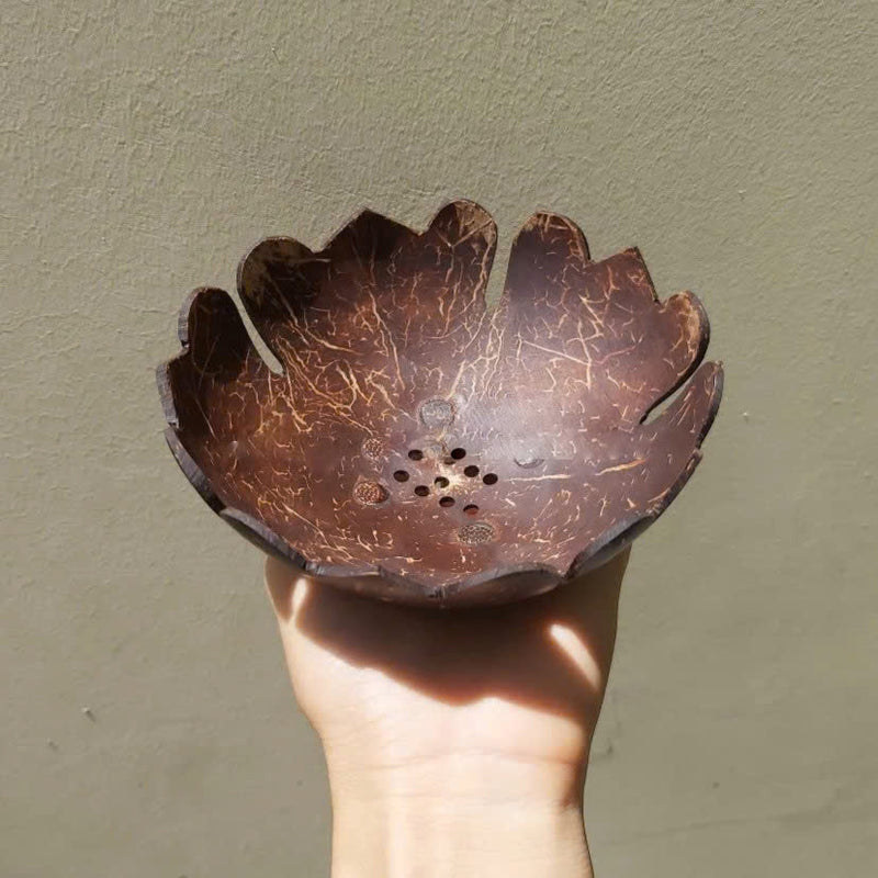 Khay để xà bông bằng gáo dừa CÓ ĐẾ