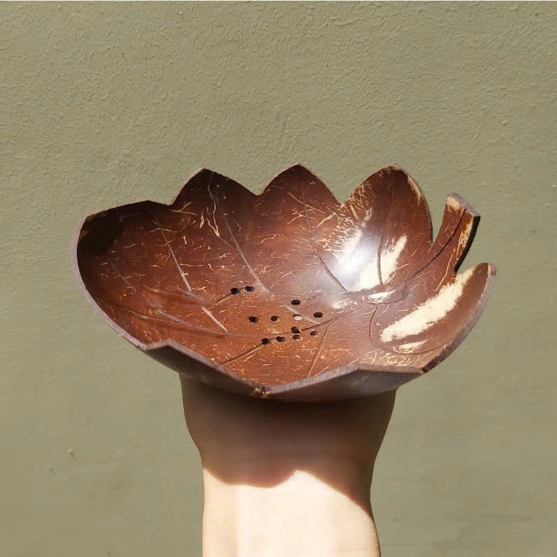 Khay để xà bông bằng gáo dừa CÓ ĐẾ