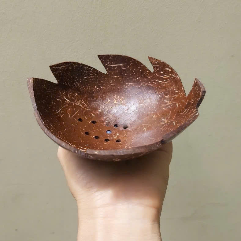 Khay để xà bông bằng gáo dừa CÓ ĐẾ