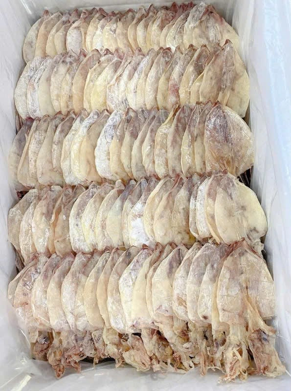 KHÔ MỰC CÂU PHÚ QUỐC đủ size thịt dày, ngọt, mới 100% (Hàng đủ nắng), 500gram