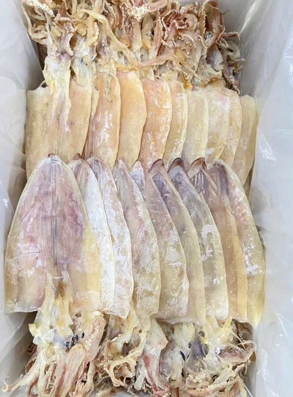 KHÔ MỰC CÂU PHÚ QUỐC đủ size thịt dày, ngọt, mới 100% (Hàng đủ nắng), 500gram