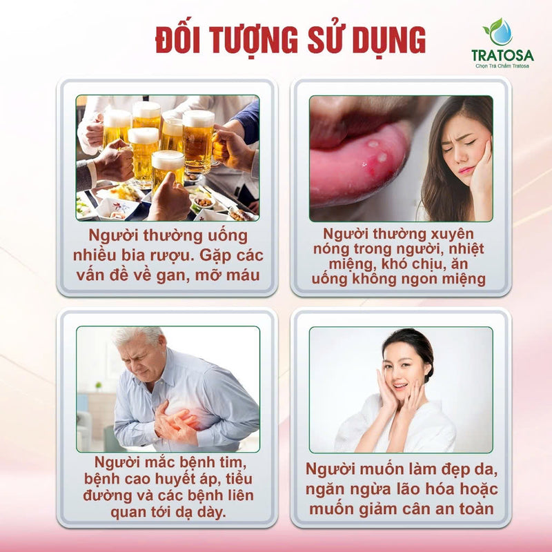 Trà AtiSo Hoa nhài 4 vị