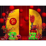 Tranh vải tết Ất Tỵ 2025 Decor trang trí tết nguyên đán