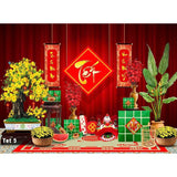 Tranh vải tết Ất Tỵ 2025 Decor trang trí tết nguyên đán
