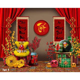 Tranh vải tết Ất Tỵ 2025 Decor trang trí tết nguyên đán