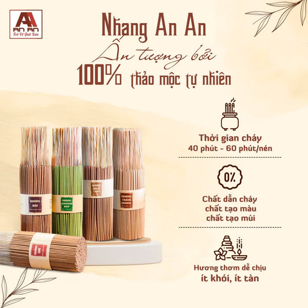 Nhang Sạch Hương Thảo Mộc 1kg 30cm