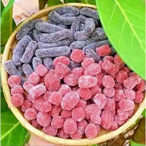 500GR MỨT DÂU TÂY DÂU TẰM ME CAY CHUA NGỌT