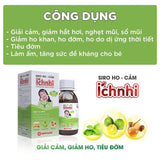 Siro ho cảm Ích Nhi chai 90ml, hỗ trợ giải giảm, hỗ trợ giảm ho, sổ mũi, hỗ trợ tiêu đờm