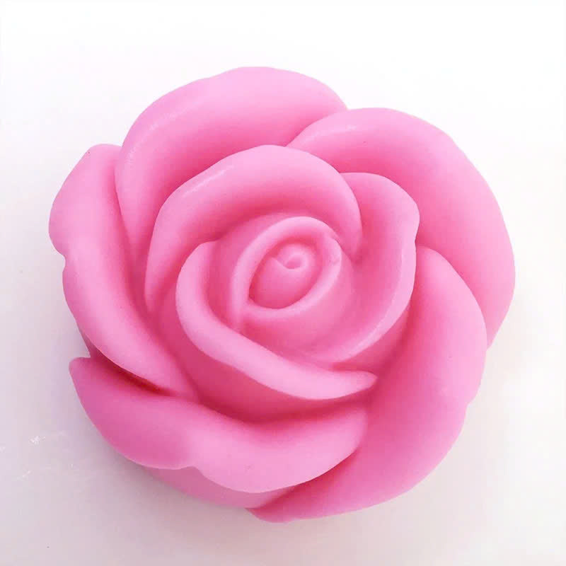 Khuôn silicon hoa hồng đại 9cm làm rau câu 3D, nhấn xôi hoa nhiều màu
