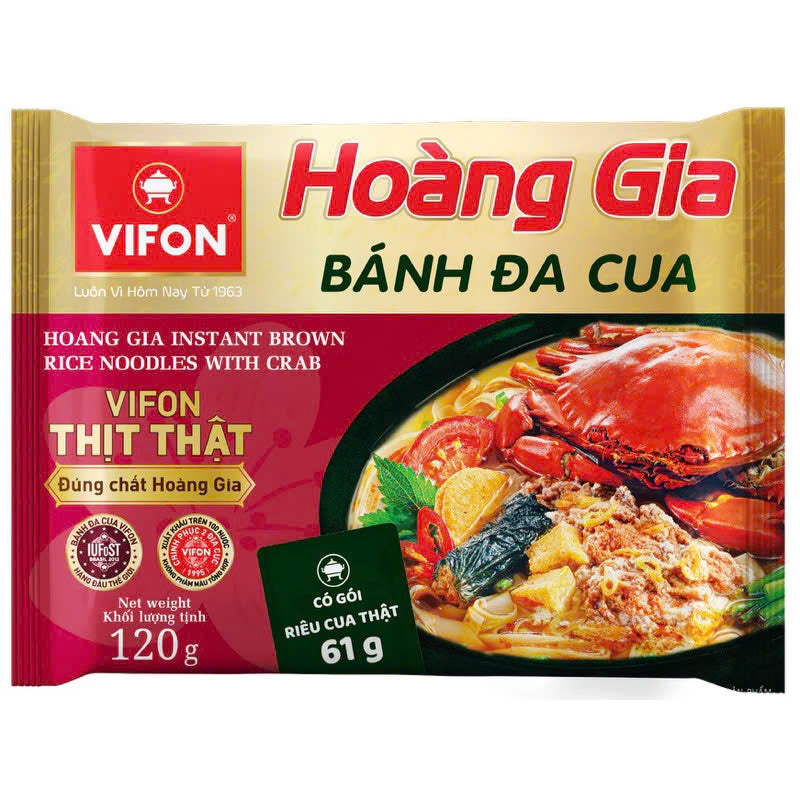 Set 5 gói mỳ/ phở/ bún Viffon có thịt thật