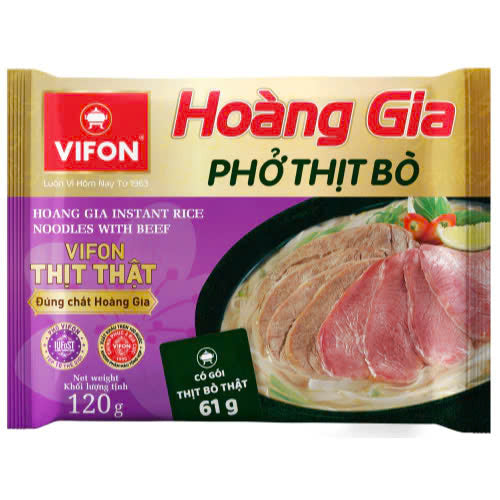 Set 5 gói mỳ/ phở/ bún Viffon có thịt thật