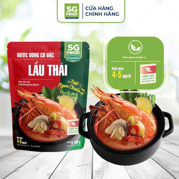 Gia Vị Lẩu, Lẩu Nấm, Lẩu Chay, Nước Lẩu Thái, Lẩu Thái Chay 180g