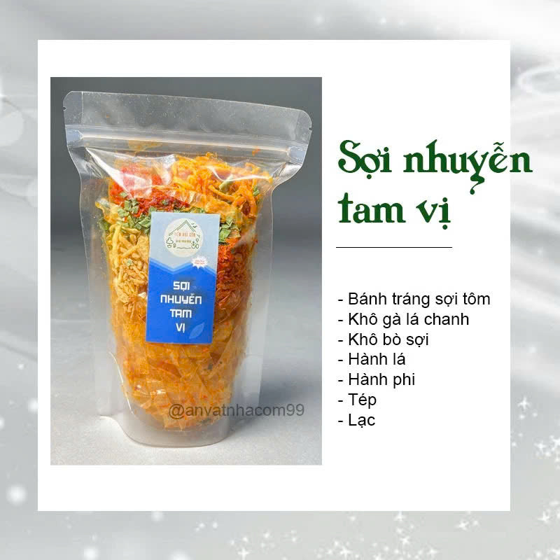 Combo 2 bịch Bánh tráng trộn sẵn 100g
