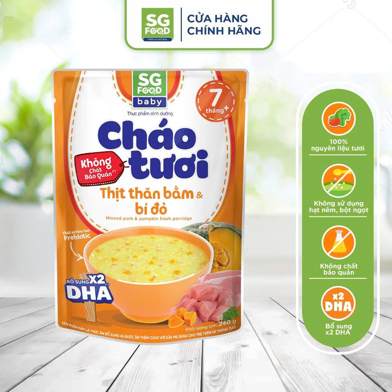 Combo 5 Gói Cháo Tươi Baby