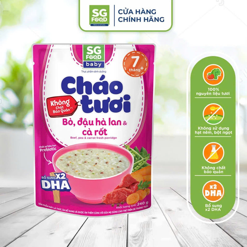 Combo 5 Gói Cháo Tươi Baby