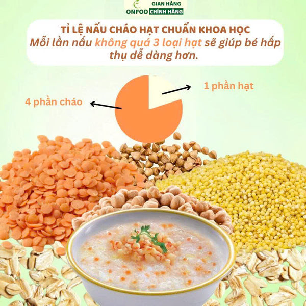 Các loại hạt dinh dưỡng cho bé ăn dặm