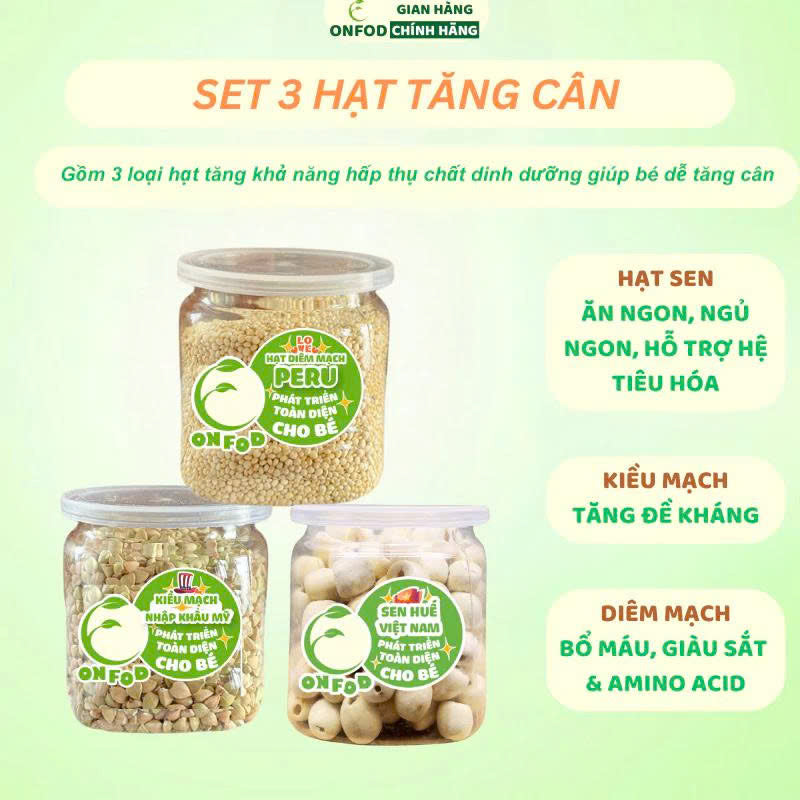 Các loại hạt dinh dưỡng cho bé ăn dặm