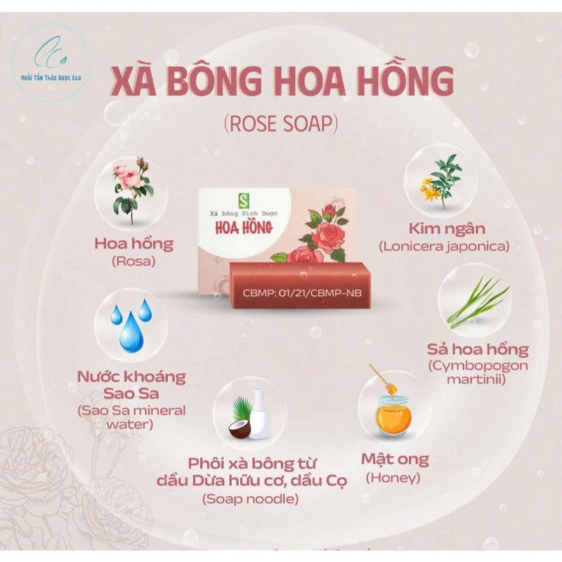 Xà bông Sinh Dược tự nhiên 110g