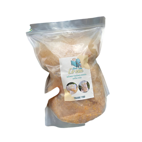 Set Bánh Tráng Muối Siêu Tỏi đậm vị, thơm ngon 250g (bịch siêu to)