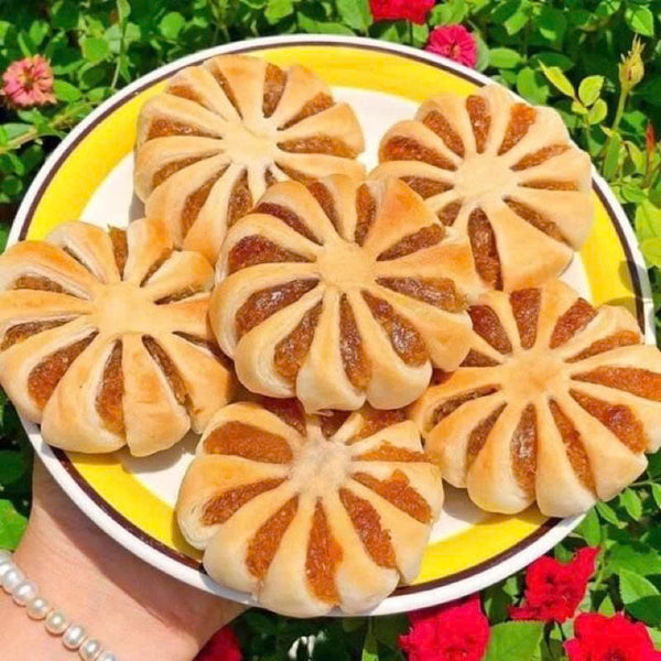 Bánh Hoa Mai Nhân Khóm (500gr/12 bánh)