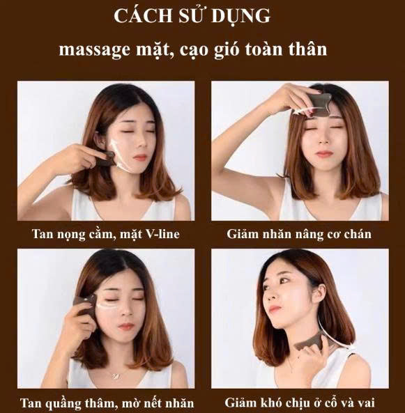 Combo Dụng Cụ Massage Thọn Gọn Mặt