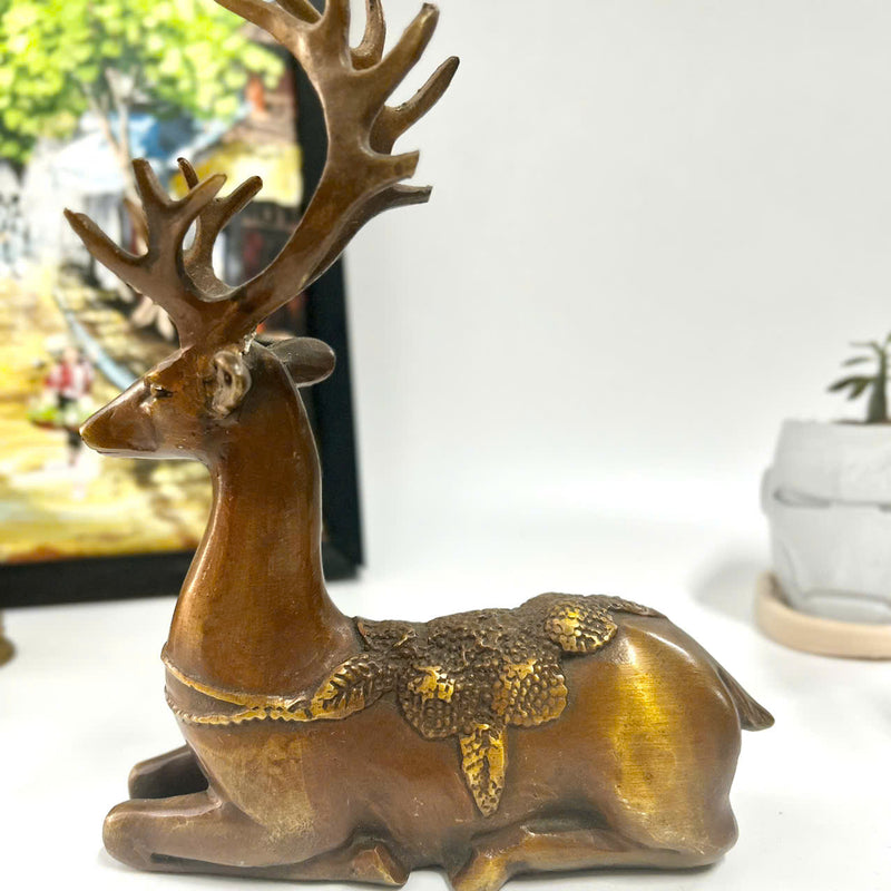 Tượng Hươu Bằng Đồng – Biểu Tượng May Mắn Và Trường Thọ
